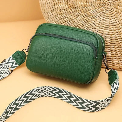 Linea - Luxuriöse Leder - Crossbody - Tasche - Grün - 