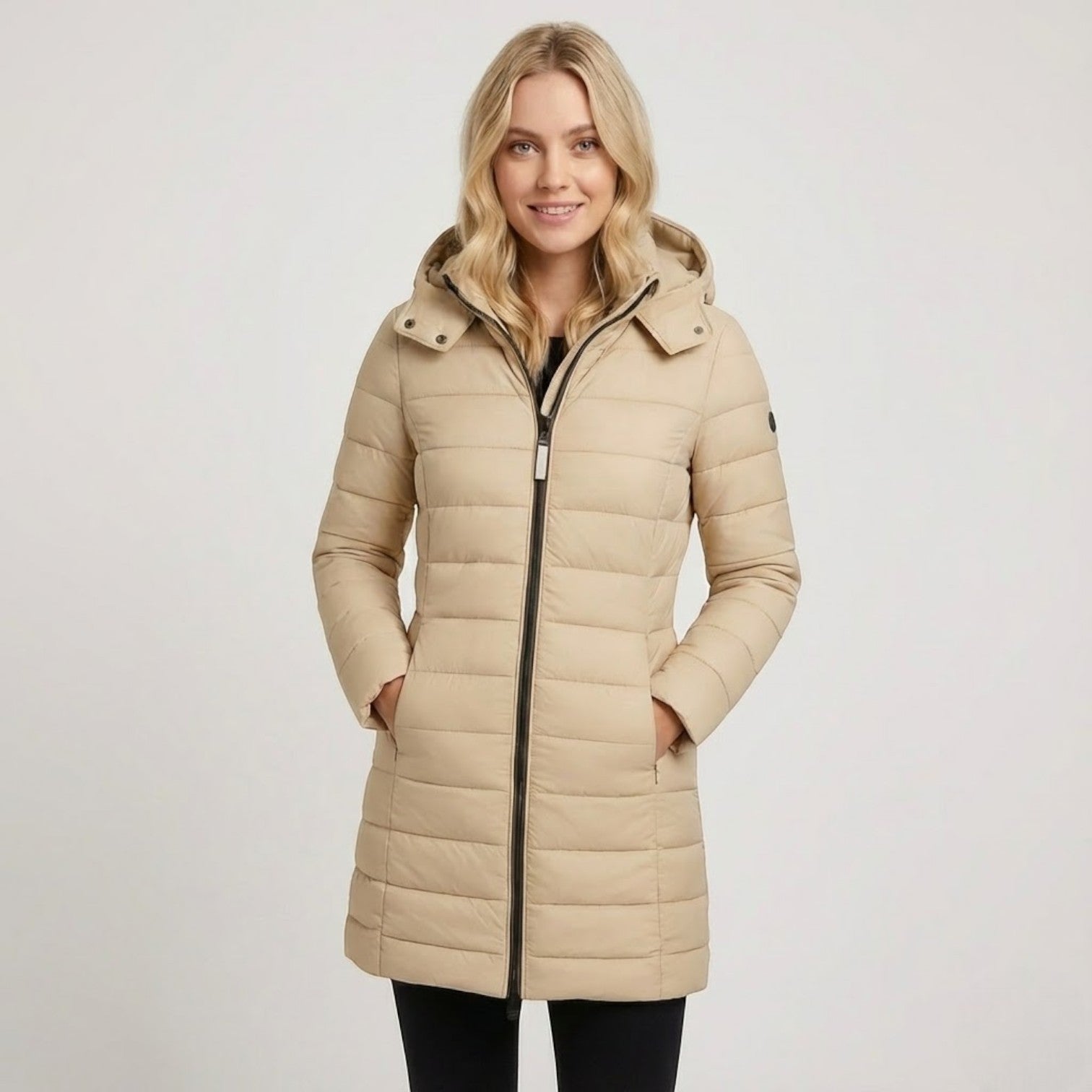 Liora – Damen Puffer Steppmantel aus Baumwolle - Pufferjacke - Temala