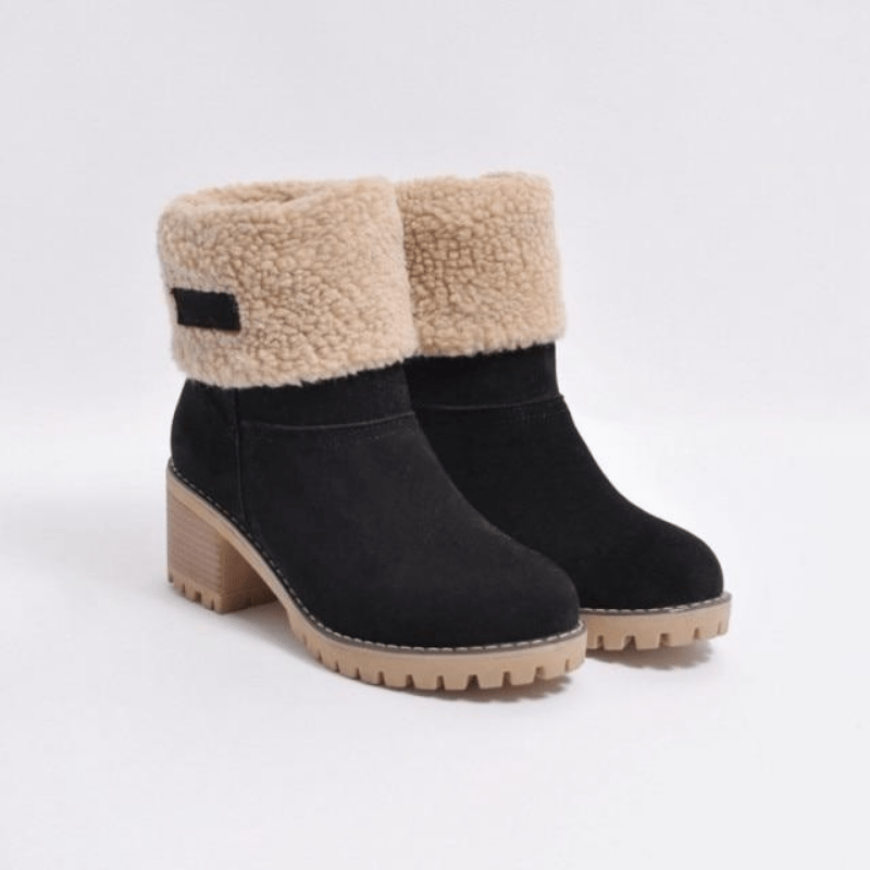 Lisa - Gemütliche Winterstiefel - Schwarz - 36 - 