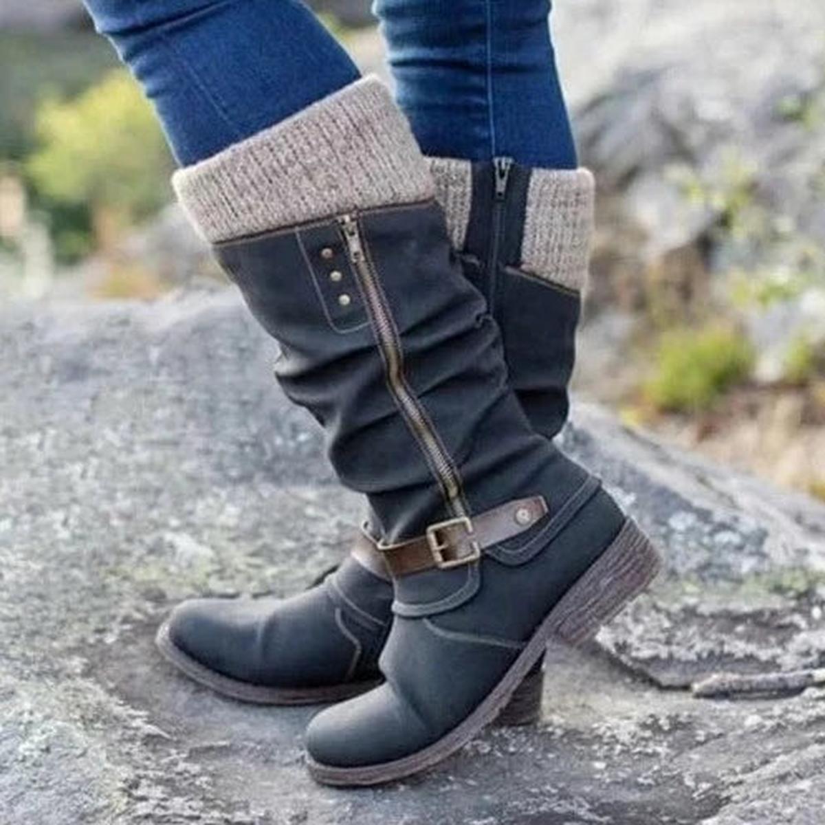 Mara – Orthopädische Stiefel mit rutschfester Gummisohle - Stiefel - Temala