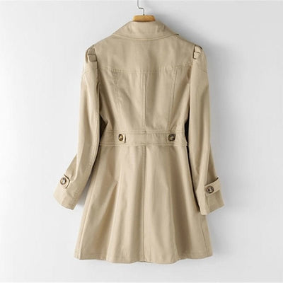 Maria - Herbst Trenchcoat - Khaki - XS - 