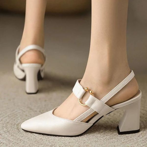 Mariana - Orthopädische Absatzsandalen - Beige - 35 - 