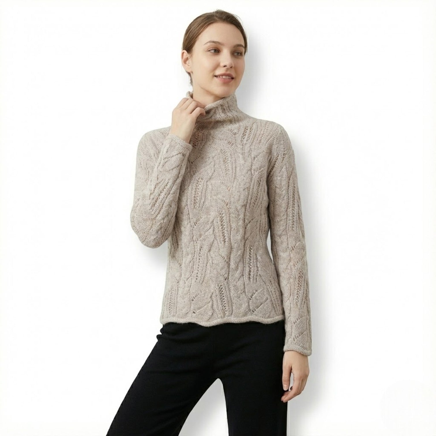 Mira – Damen Baumwolle Strickpullover - Pullover - Temala