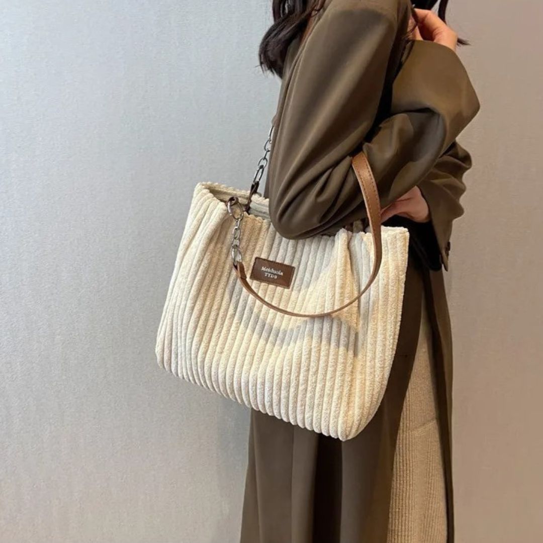 Miranda - Modische Tasche für Frauen - Beige - 