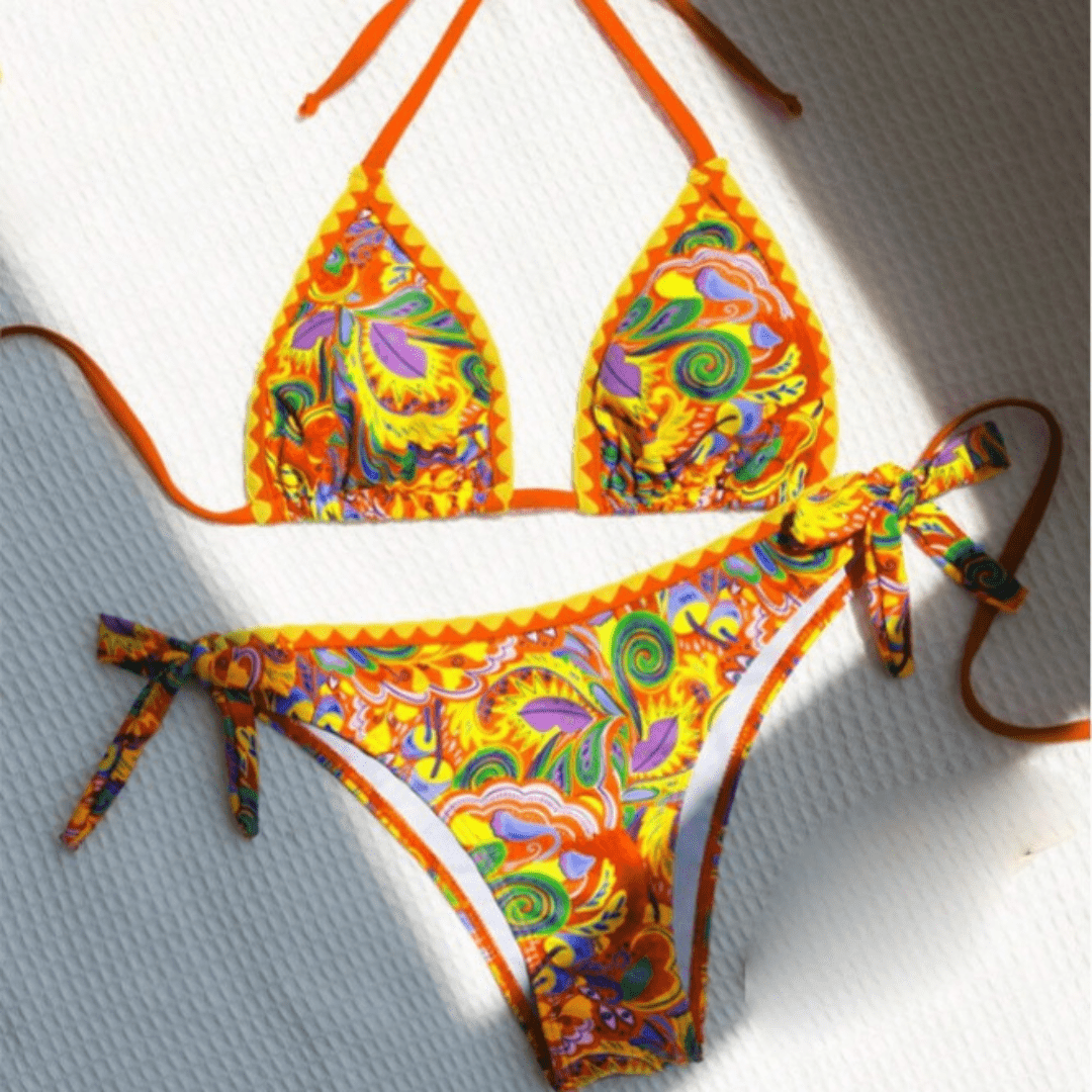 Nessa - Bikini - Set - Orange - S - 