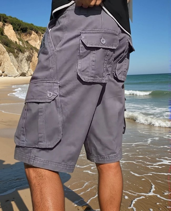 Nico - Klassische Cargo Shorts mit Taschen - Shorts - Temala