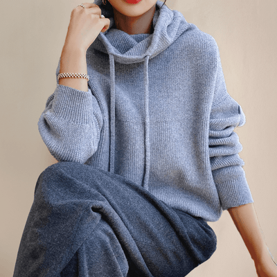 Nina - Wollrollkragenpullover - Grau - S - 