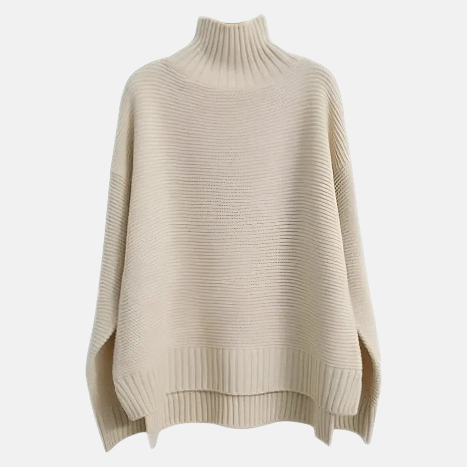 Noelle – Damen Wolle Rollkragen Strickpullover - Pullover - Temala