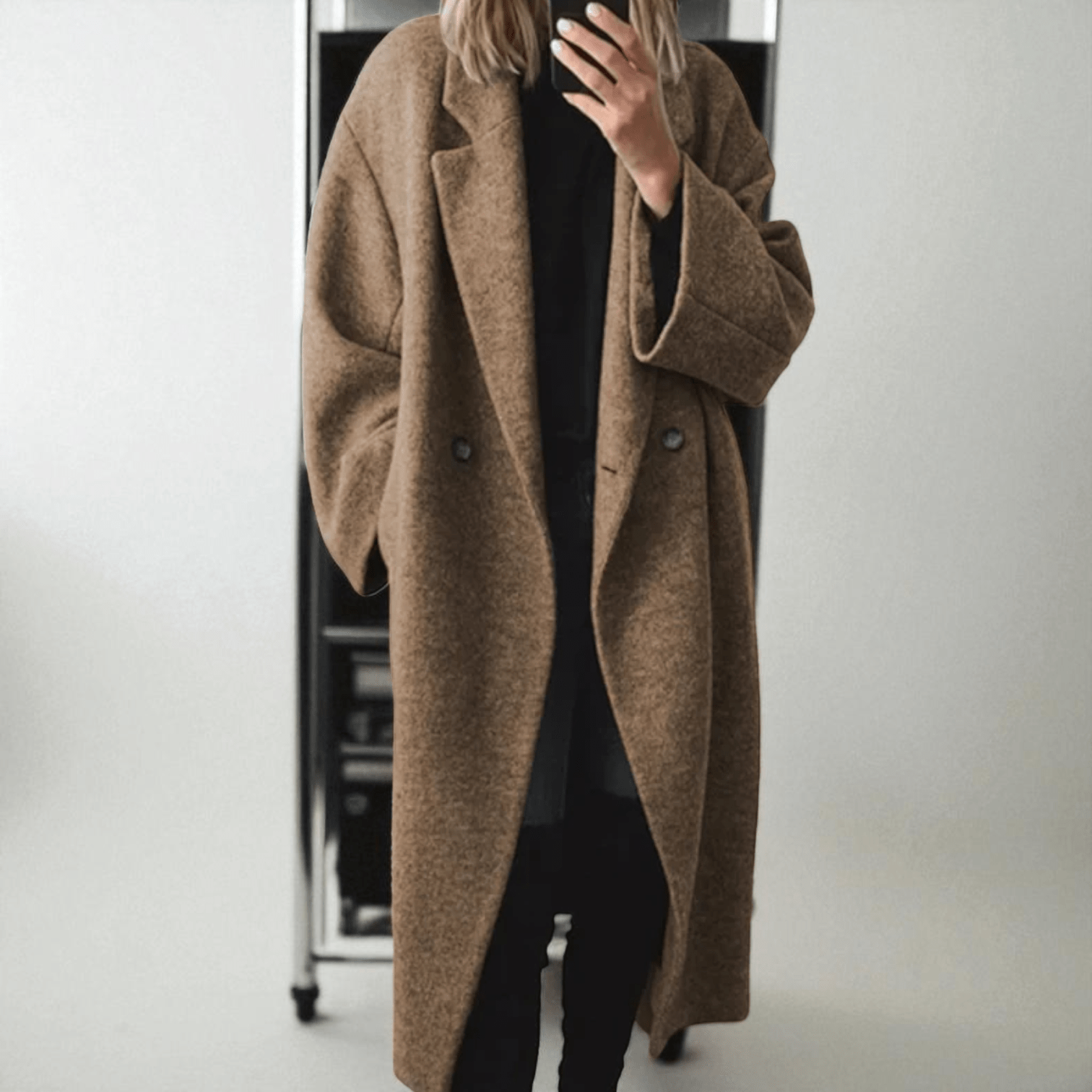 Nora – Klassischer Wintermantel mit Strukturdesign - Wintermäntel - Temala