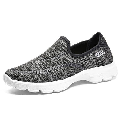 OrthoShoes - Gewebte Orthopädische Atmungsaktive Wanderschuhe mit weicher Sohle - Grau (Damen) - 36 - 