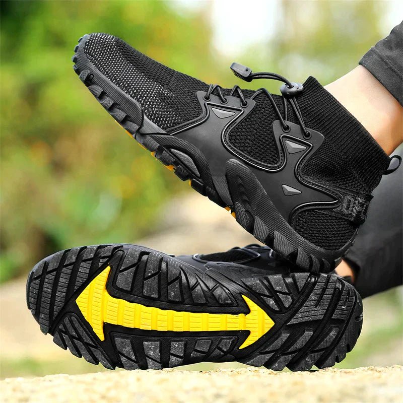 Outland 2.0 - Atmungsaktive Outdoor - Schuhe für Männer - Schwarz - 36 - 