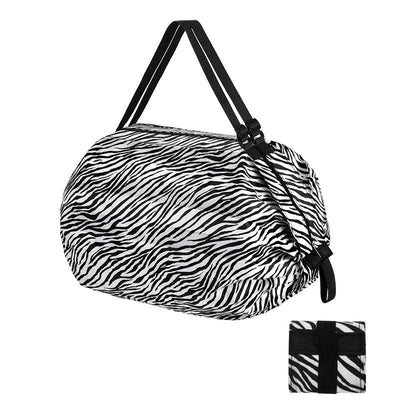 PackSnap - Faltbare Aufbewahrungstasche (1+1 GRATIS) - Rosa - Zebra - 