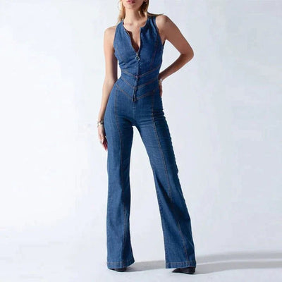 Panalog | Denim Retro Jumpsuit - S - 