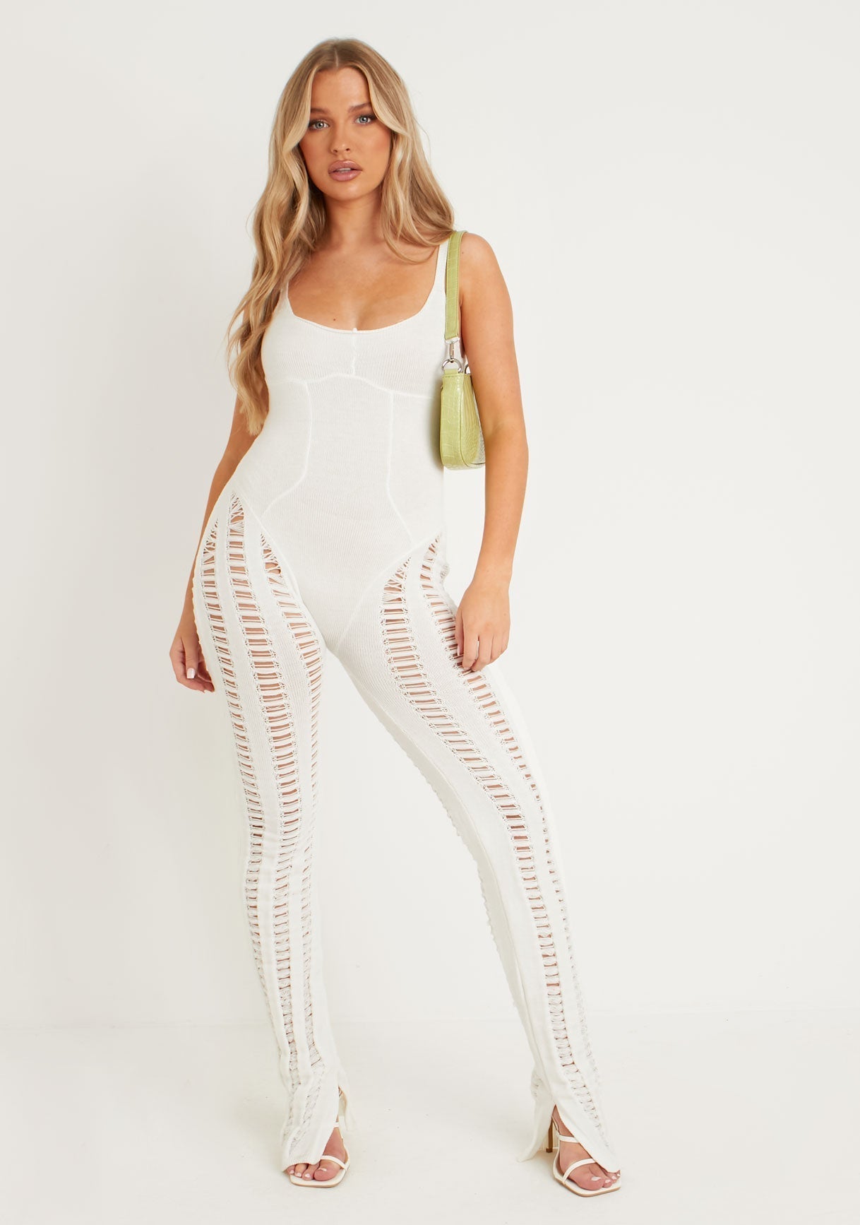 Roxy Jumpsuit mit gestrickter Kragennaht - 6 - 