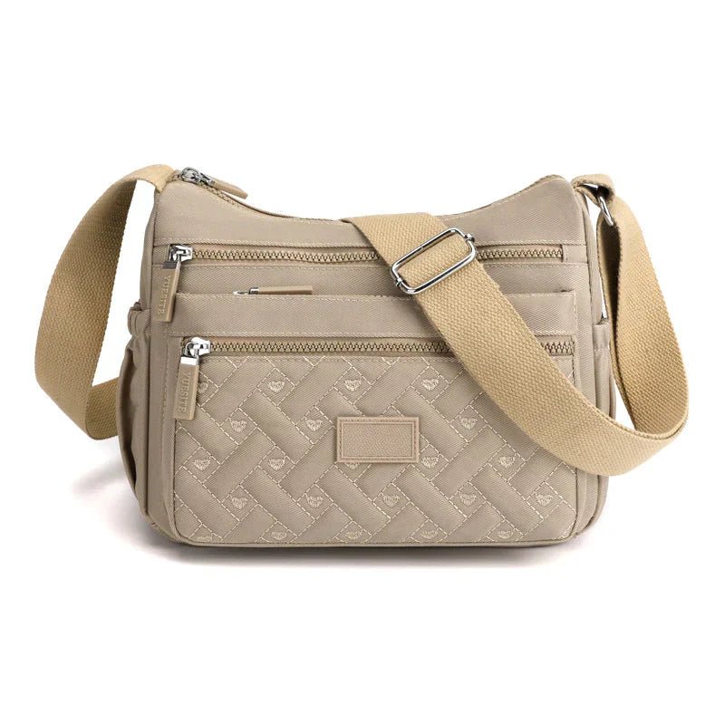 Sammie - Klassische Schultertasche - Beige - 