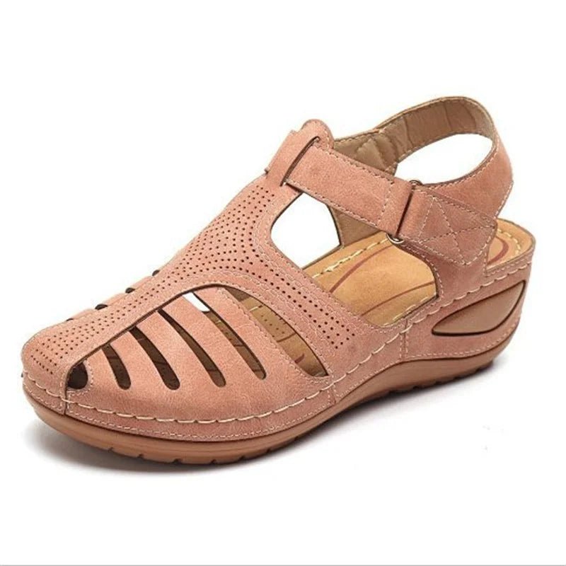 Sanya - Orthopädische Keilsandalen - Hellrosa - 35 - 