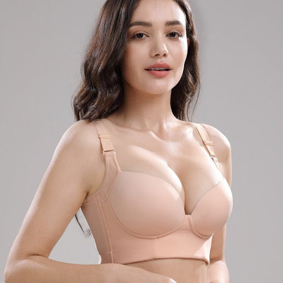 ShaperBra - Nahtloser Push - up - BH - Beige - 34/75CDE - 