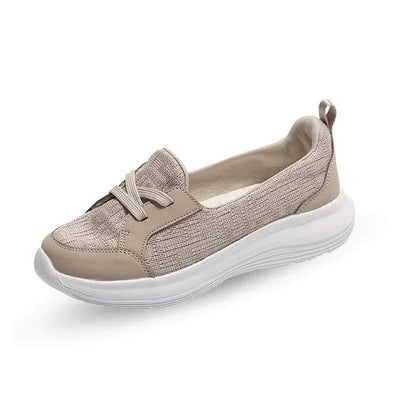 ShoeLight - Orthopädische Slip On Turnschuhe - Khaki - 35 - 