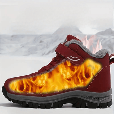 SkyStep - Orthopädische Winterschuhe - Rot - 35 - 