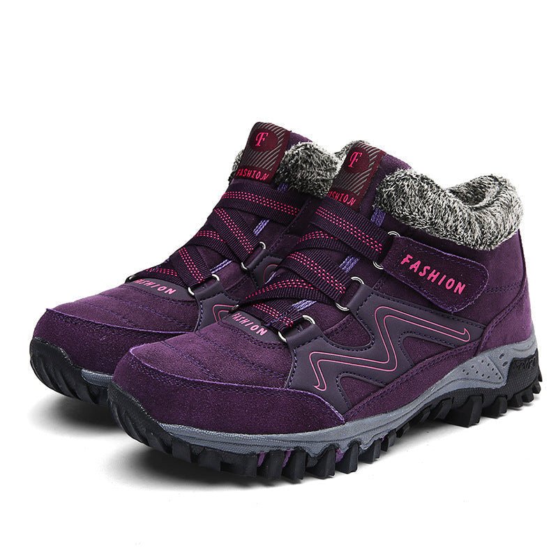 Snovia - Unisex Warme Winterschuhe - Lila - 35 - 