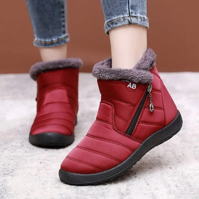 SnowStride 2.0 - Wasserdichte Damen - Winterstiefel - Rot - 35 - 