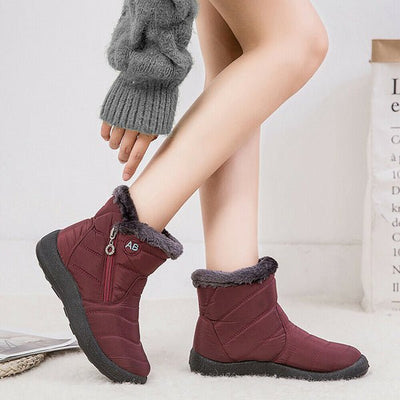 SnowStride 2.0 - Wasserdichte Damen - Winterstiefel - Rot - 35 - 