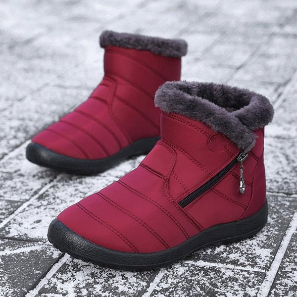 SnowStride 2.0 - Wasserdichte Damen - Winterstiefel - Rot - 35 - 