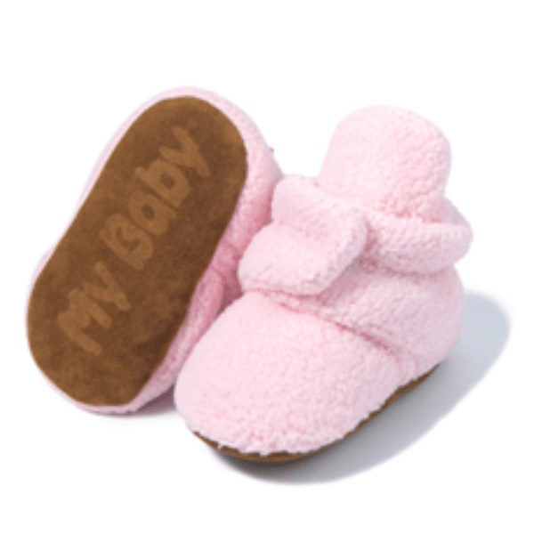 SnugStep - Rutschfeste warme Schuhe für Kleinkinder - Rosa - 0 - 6 Monate - 