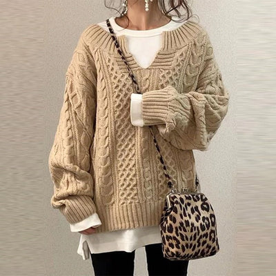 Sofie Winterpullover - Beige - S - 