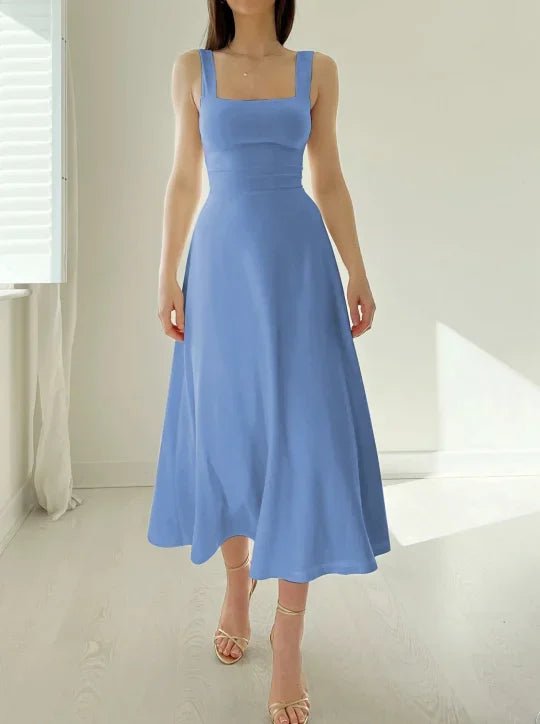 Solene - Figurbetontes sexy Kleid - Blau - 2XS - 