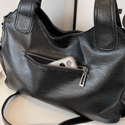 Sophie - Elegante Schultertasche - Hellbraun - 