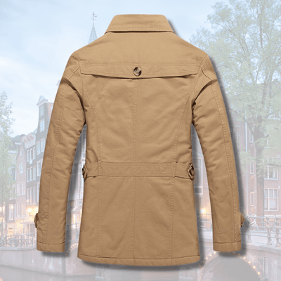 Stylish Men's Comfort Jacket 2.0 - Stylische, vielseitige und gemütliche Oberbekleidung - Dunkles Khaki - S - 