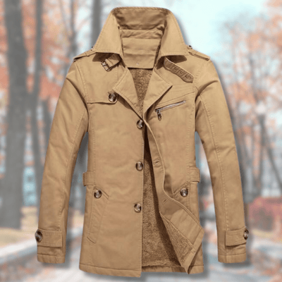 Stylish Men's Comfort Jacket 2.0 - Stylische, vielseitige und gemütliche Oberbekleidung - Dunkles Khaki - S - 