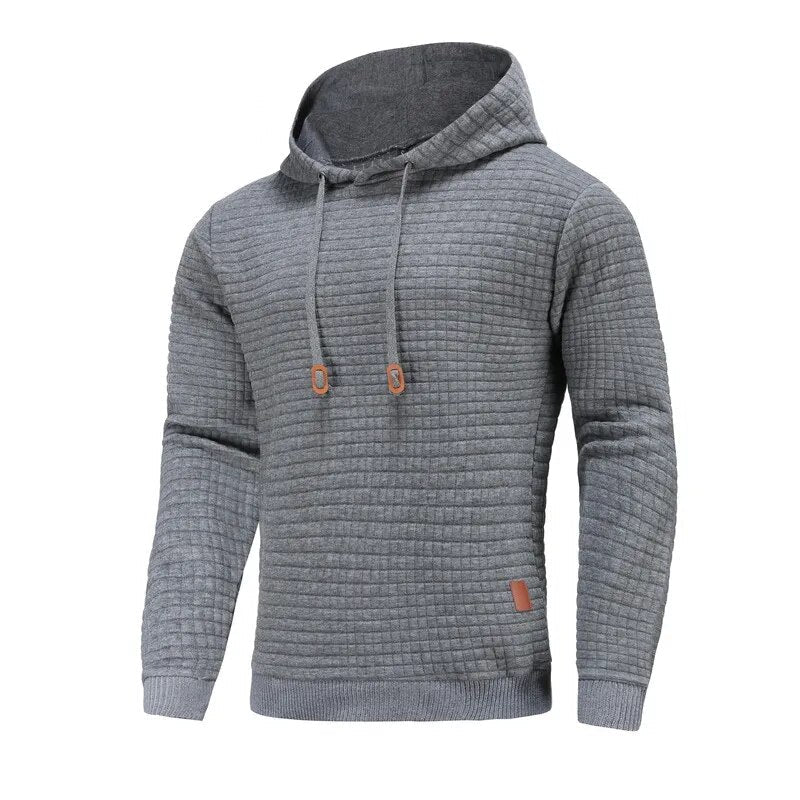 Sweater 2.0 - Langarmkapuze mit Kordelzug für Männer - Grau - S - 