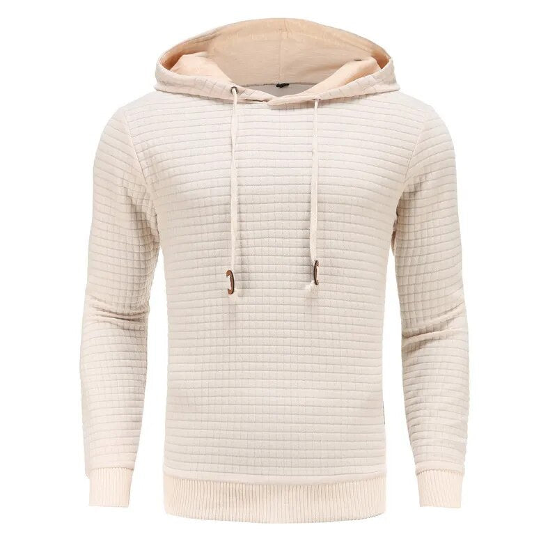 Sweater 2.0 - Langarmkapuze mit Kordelzug für Männer - Beige - S - 