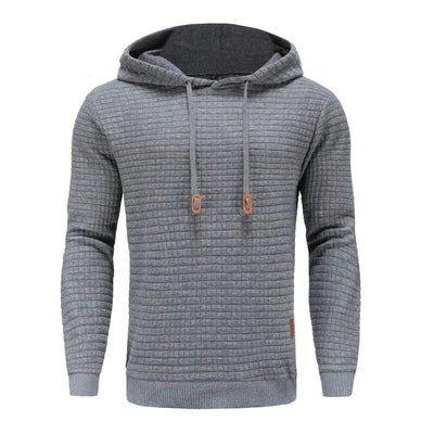 Sweater 2.0 - Langarmkapuze mit Kordelzug für Männer - Grau - S - 