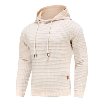 Sweater 2.0 - Langarmkapuze mit Kordelzug für Männer - Beige - S - 