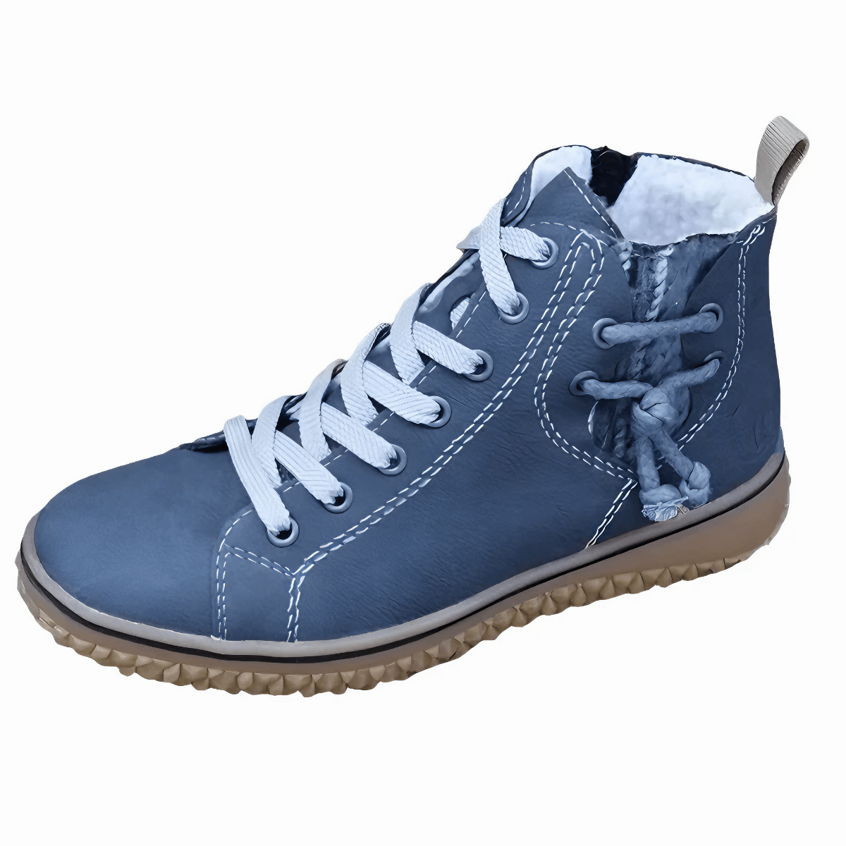 SwiftStep - Orthopädische Lederschuhe - Blau - 35 - 