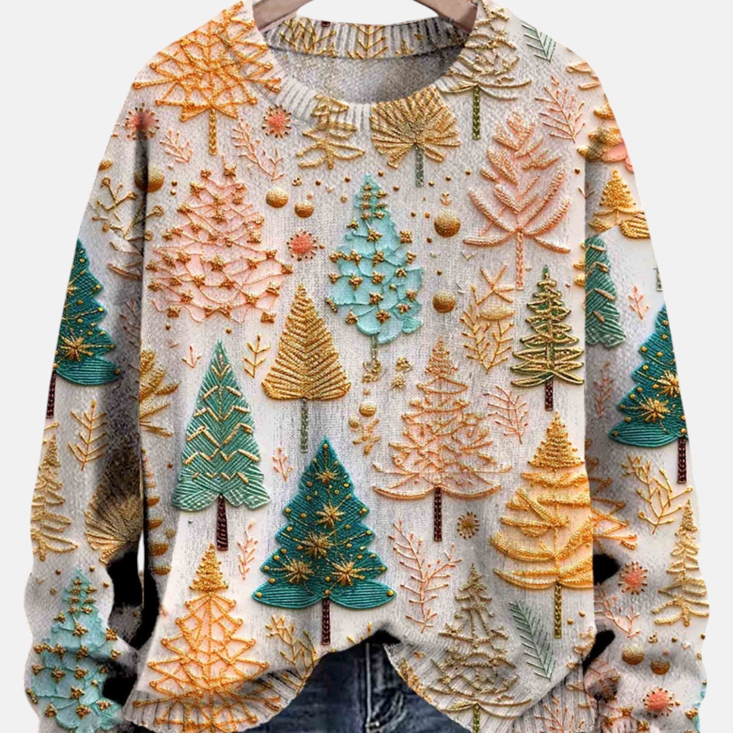 Talia – Damen Baumwolle Weihnachtsstrickpullover - Pullover - Temala