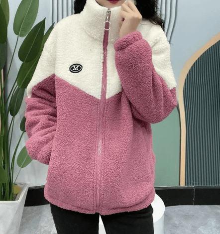 Terese - Winter - Fleecejacke - Rosa - M - 