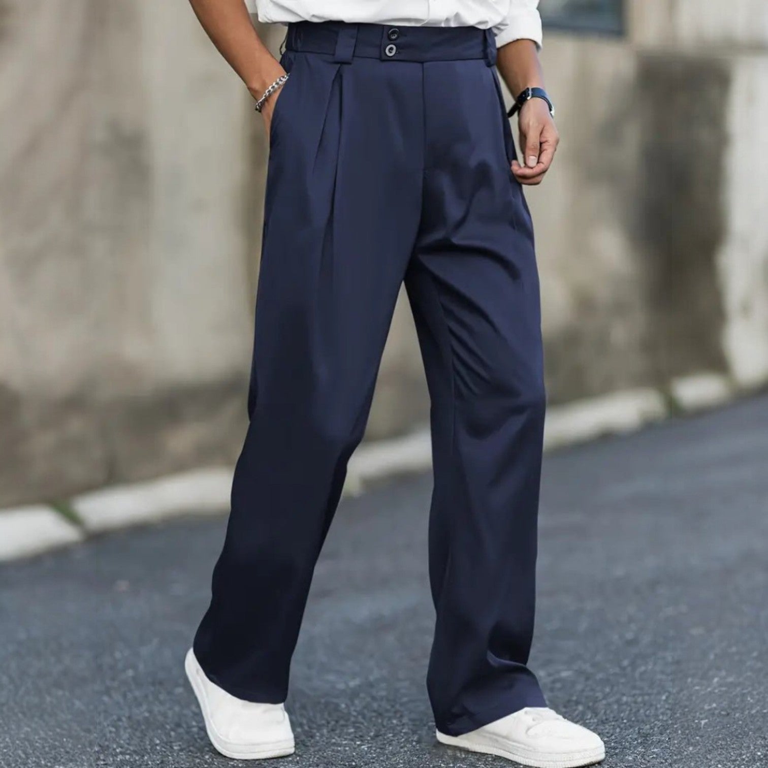 Theo – Weite Hosen mit Falten - Pants - Temala