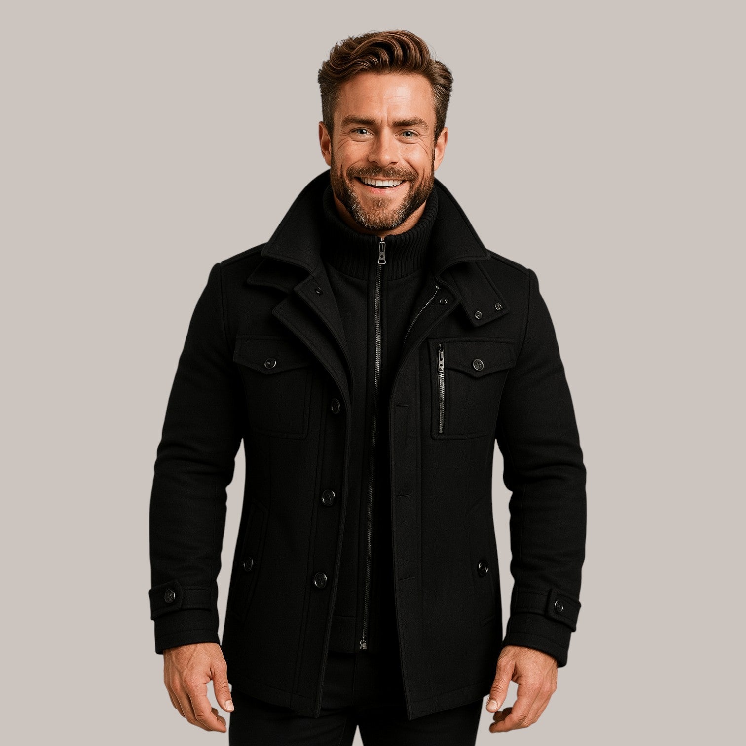 Toni - Elegante Zweiteilige Jacke - Jackets - Temala