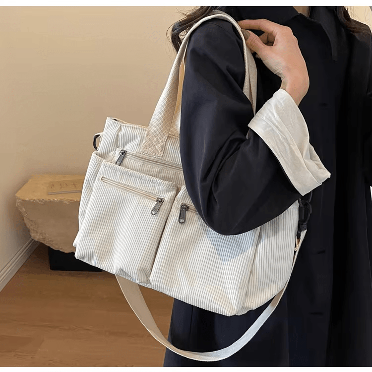 Tovis - Cord - Tasche - Weiß - 