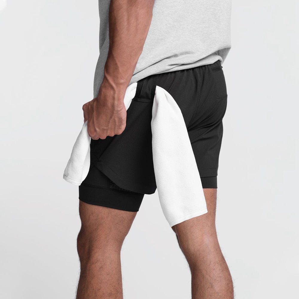 Tyler - Bequeme Fitness Shorts - Weiß - S - 