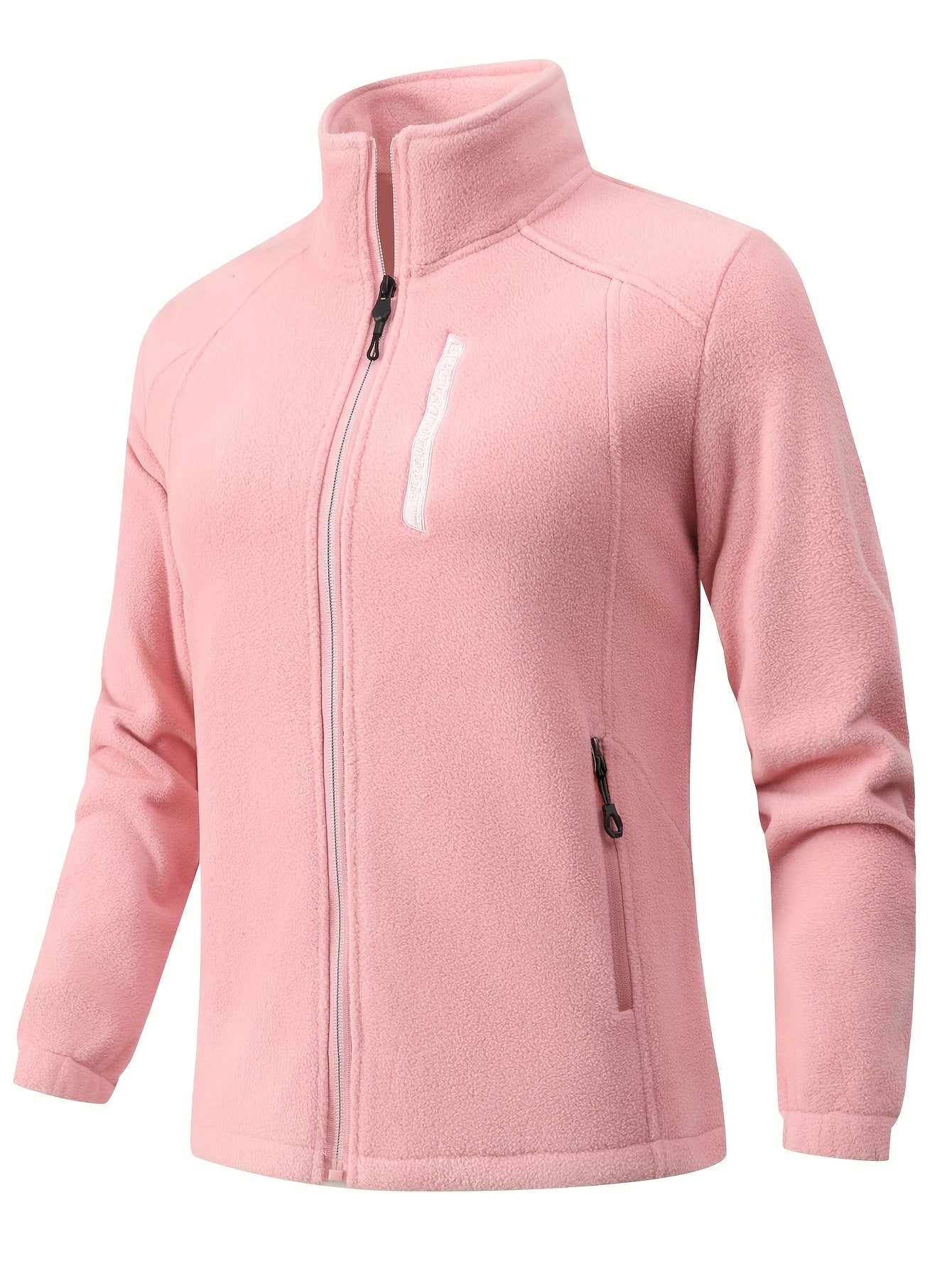 Vera - Warme Fleecejacke - Rosa - XL - 