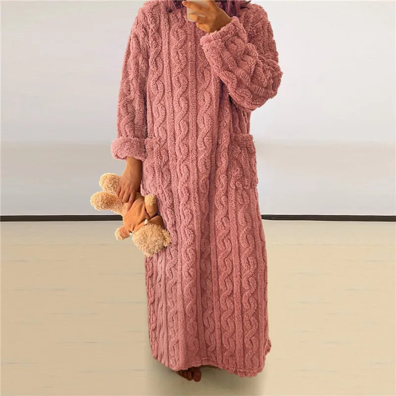 Verena - Kleid aus Fleece - Decke - Rosa - 115cm - 