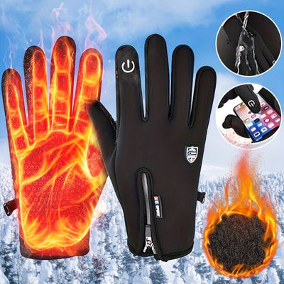 Vexor - Wasserdichte rutschfeste Handschuhe - Schwarz - M - 