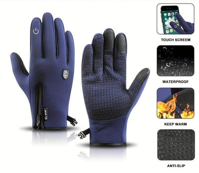 Vexor - Wasserdichte rutschfeste Handschuhe - Schwarz - M - 