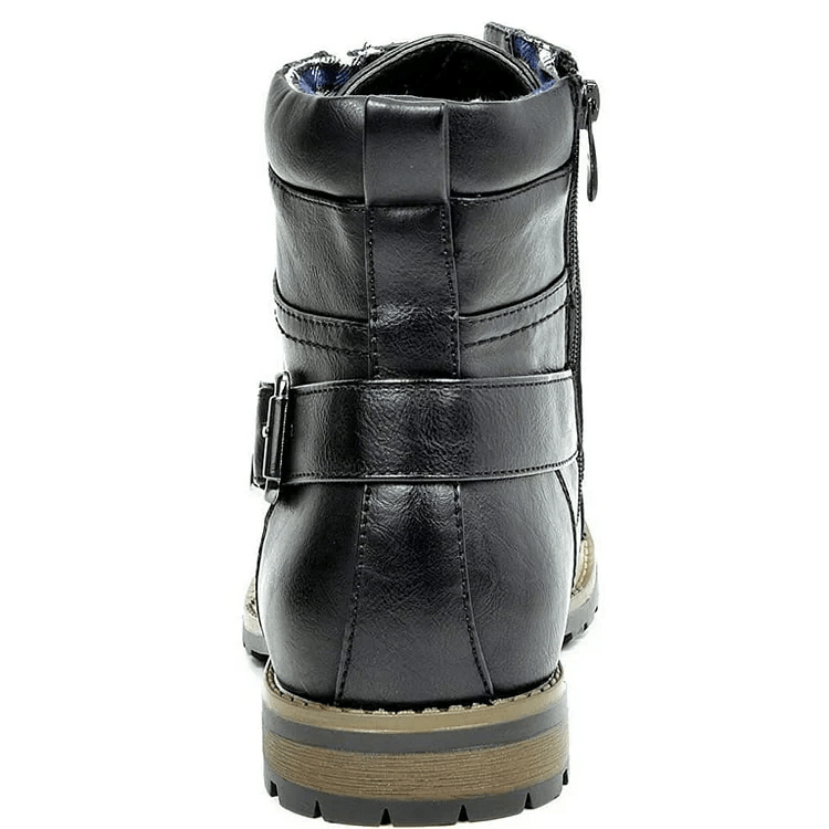 Wade - Winter Motorrad Lederstiefel für Männer - Hellbraun - 38 - 