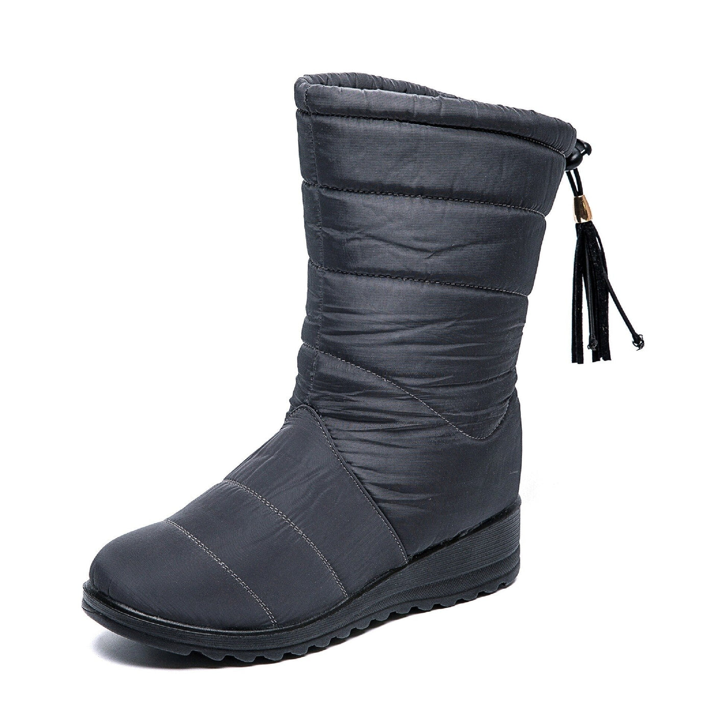 Wasserdichte Stiefeletten 2.0 – Stylische Winterschuhe für Damen - Grau - 35 - 